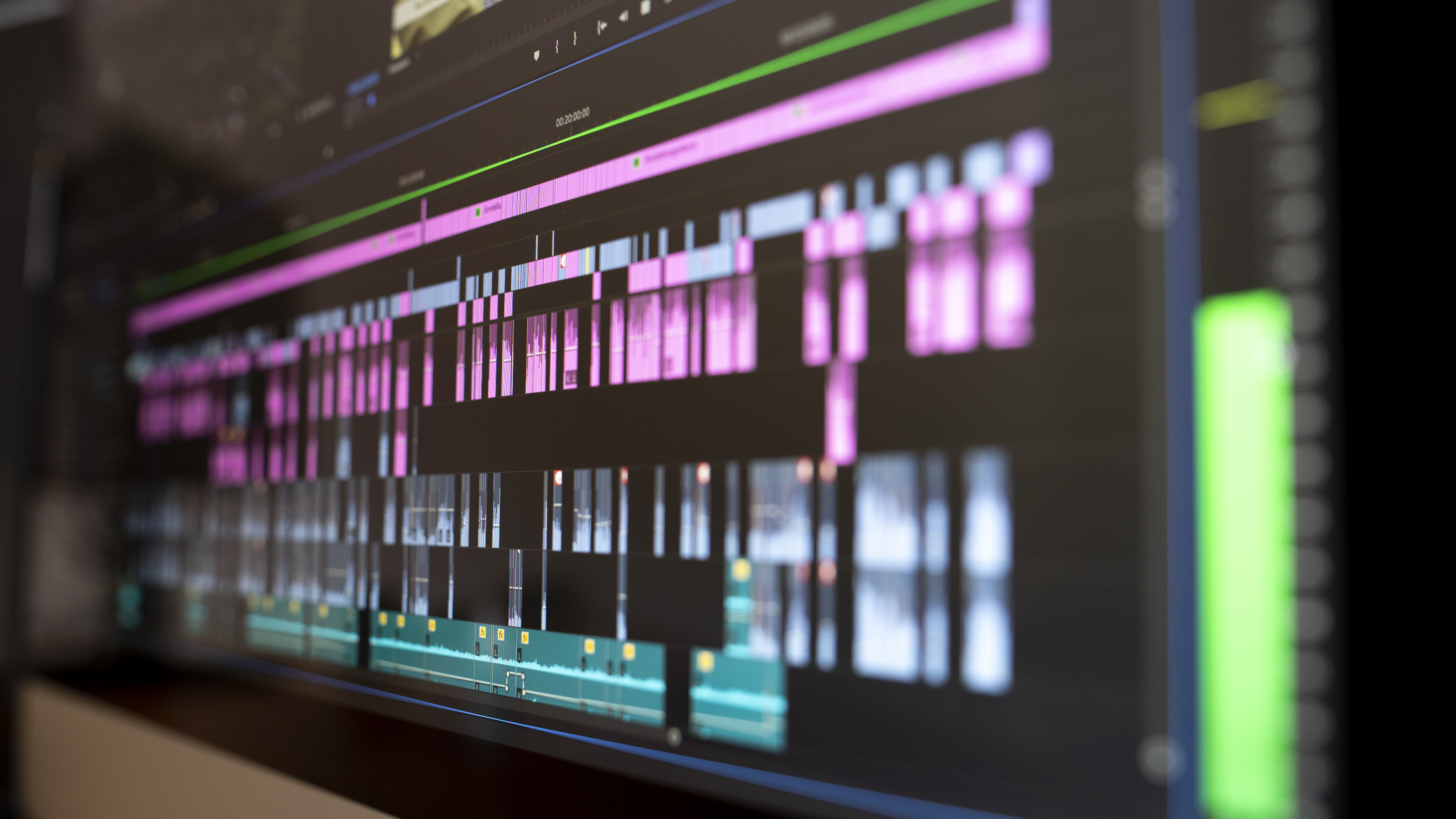 Postproduktion und Schnitt