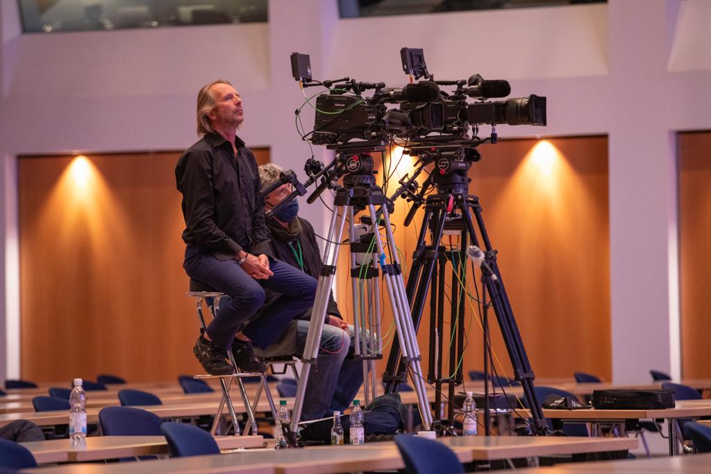 Produktion eines hybriden Events